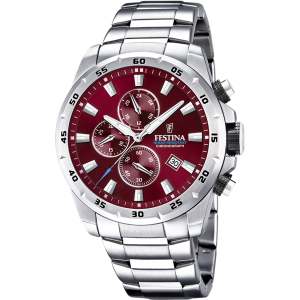 Reloj Festina de Hombre – Cronógrafo Elegante con Esfera Roja | Modelo F20463/5