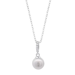 COLGANTE PERLA Y CIRCONITAS LOTUS SILVER LP3478/1/1 PLATA DE MUJER